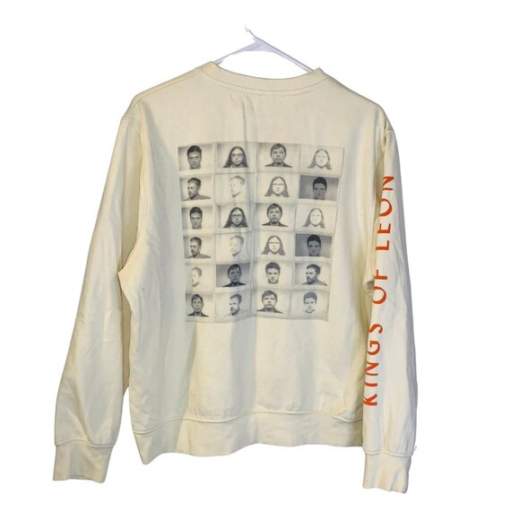 Kings of Leon Women's Concert Sweatshirt Size M When You See Yourself Ivory - Picture 2 of 4